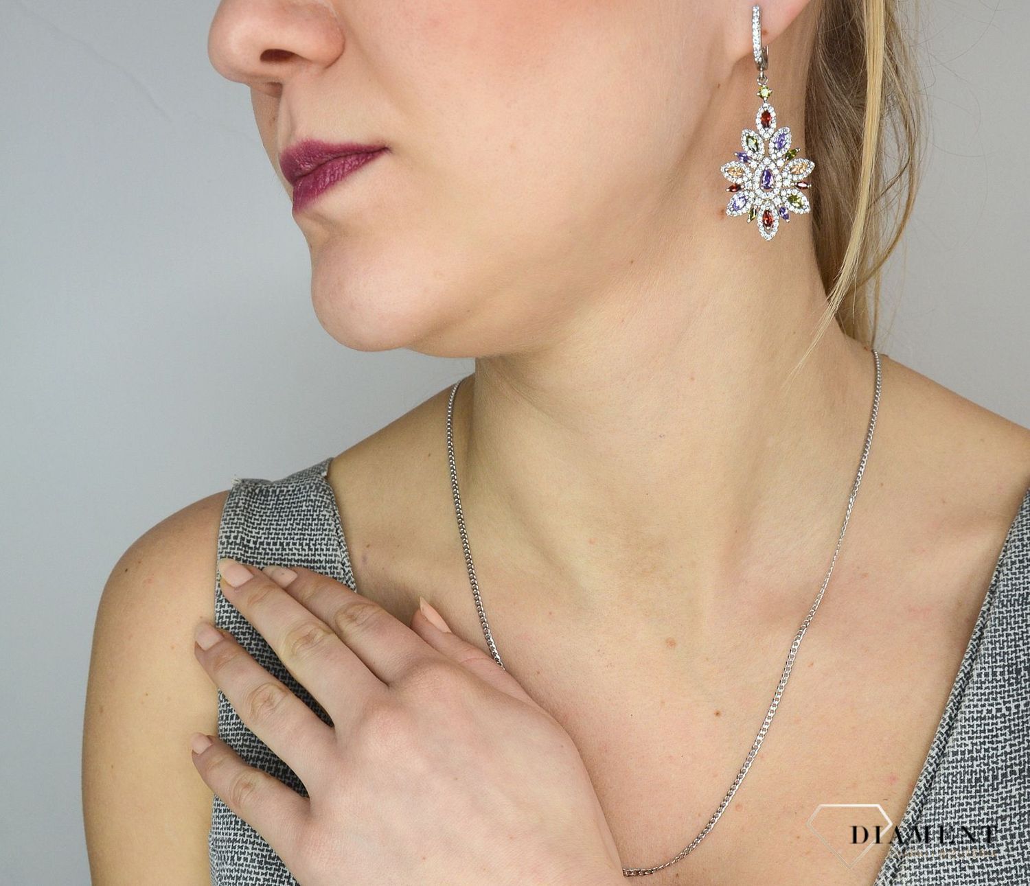 Łańcuszek srebrny 925 Pancerka rodowana DIA-LAN-758512R-60-925 2,5mm (1).jpg